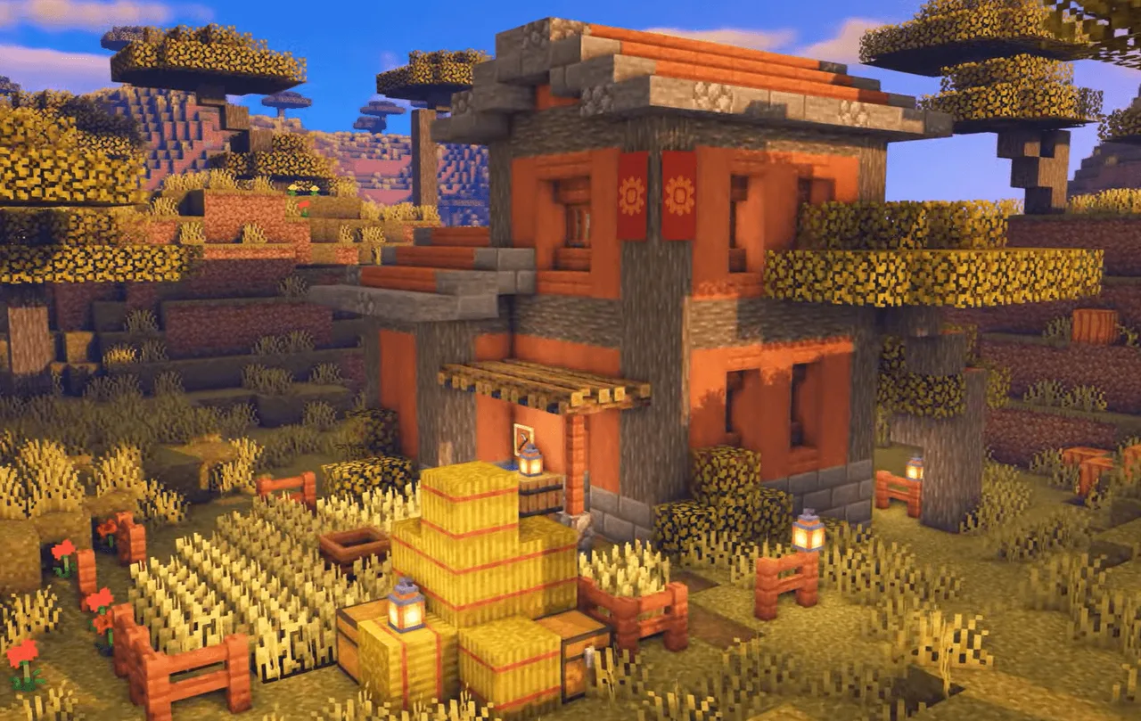 9 Amazing Acacia Minecraft Homes