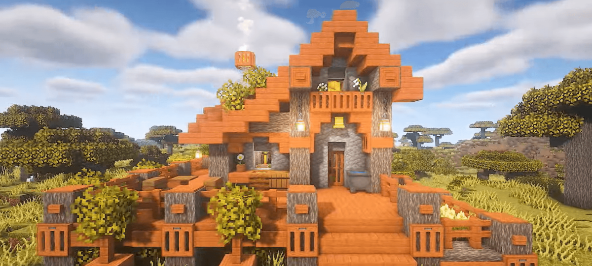 9 Amazing Acacia Minecraft Homes - Minecraft House Ideas